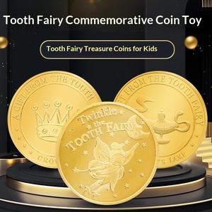 Monete della Fata dei Denti per la Sostituzione dei Denti, Moneta Commemorativa per Premiare i Denti dei Bambini, Giocattolo Regalo per Scatola dei Denti da Latte - Product Image 1