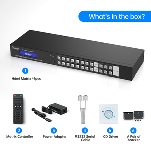 Saklar Matriks <span class=keywords><strong>HDMI</strong></span> 8x8 dengan Kontrol Web & Ekstraktor <span class=keywords><strong>Audio</strong></span> 3.5mm, Saklar/Pemisah Matriks <span class=keywords><strong>HDMI</strong></span> 4K@30Hz 8 masuk 8 keluar - Product Image 6