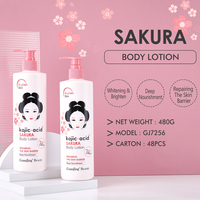 La Meilleure Lotion Corporelle au Sakura Blanchissante 7 Jours Éclat Facile Soin Réparateur Peaux Sèches Hydratante au Beurre de Karité