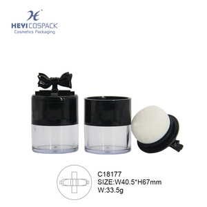 Offre Spéciale vide mignon en plastique cosmétiques fond de teint en poudre de maquillage emballage avec bouffée de poudre de coton - Product Image 2