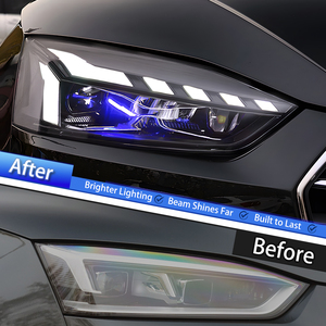 Phares LED KGKB pour Audi A5 S5 B9 2017-2020, style RS, lentille de projecteur 8000K, clignotants séquentiels, animation de démarrage, Plug & Play - Product Image 6