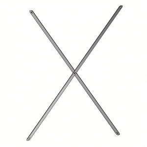Supports Fami System Ar Stiffening Cross L1050 H2210 Gris Foncé RAL7000 - Product Image 3
