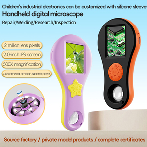 <span class=keywords><strong>Microscope</strong></span> numérique pour enfants T56, écran IPS 2 pouces, <span class=keywords><strong>zoom</strong></span> numérique 500x, grossissement <span class=keywords><strong>optique</strong></span> 2x, enregistrement vidéo 1080P, IP53 - Product Image 2