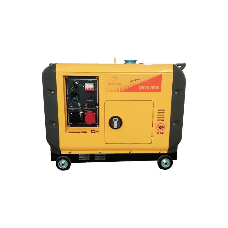 최고 가격 5kw 6kva 가정 사용을 % s 최고 조용한 침묵하는 디젤 엔진 발전기