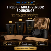 Gobelets à café en papier noir à double paroi de 16 oz avec logo personnalisé, estampage à chaud en feuille d'or, vente en gros, gobelets isothermes jetables