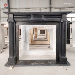 Offre Spéciale Autoportant Intérieur blanc cheminée En <span class=keywords><strong>pierre</strong></span> <span class=keywords><strong>de</strong></span> Marbre - Product Image 2