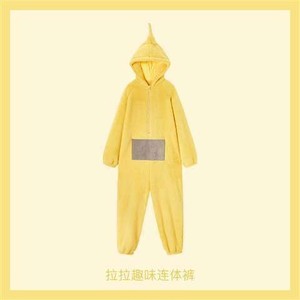 Albornoz de lana Coral Teletubbies disfraz <span class=keywords><strong>Dipsy</strong></span> Laa Zip sudaderas con capucha esponjosas ropa de actuación ropa de dormir mono mameluco - Product Image 5