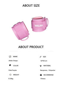 La más nueva <span class=keywords><strong>polea</strong></span> ajustable <span class=keywords><strong>para</strong></span> muslo, correa <span class=keywords><strong>para</strong></span> tobillo con anillo en D <span class=keywords><strong>para</strong></span> entrenamiento, Fitness, levantamiento de pesas, ejercicio, gimnasio - Product Image 2