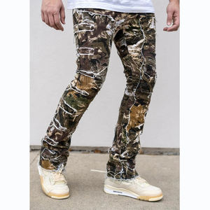 DiZNEW Nouveaux styles Pantalon <span class=keywords><strong>crayon</strong></span> imprimé High Street Jeans Denim Jeans Homme Mode Jeans en coton Spandex Pantalons pour hommes - Product Image 4