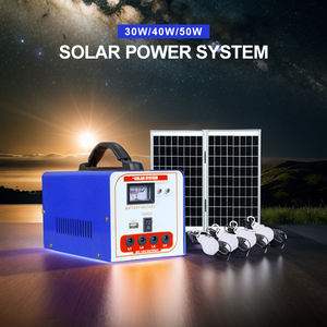 Générateur solaire Solarthon 30W, lampe de secours, autonomie 6-8 heures, télécommande, station d'alimentation portable d'urgence - Product Image 1