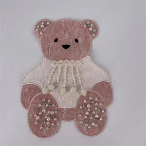 Chiffon Aplique Borborboroso - Aplien En Forma De Incrustcon Perlas De Diamante Para <span class=keywords><strong>La</strong></span> Ropa - Product Image 1