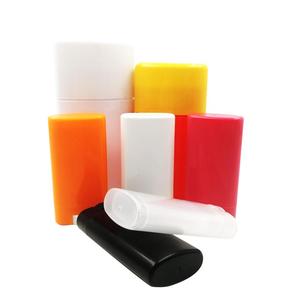 Bâton de crème solaire ovale en PP, blanc et noir, récipient de déodorant, 5g, 15g, 40g, 50g, 75g, Offre Spéciale - Product Image 3