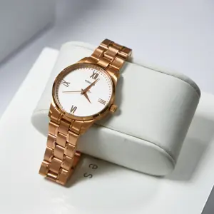 High Quality Fashion silver Wrist Luxury lady rose gold Custom Logo Quartz women Watch