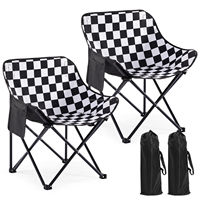 Chaise pliante d'extérieur en tissu Oxford, table et chaise pliantes de camping, tabouret pliant portable de camping, chaise de pêche Moon Chair