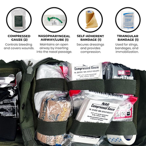 Kit Médico Individual Portátil Impermeable con Certificación CE Ori-Power, Kit Táctico IFAK Chase, Recarga Médica Básica para Supervivencia y Camping - Product Image 5