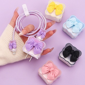 Custodia Protettiva per Ricarica Rapida 20W per iPhone, Nuova Custodia per Cavo Dati per Caricabatterie <span class=keywords><strong>Apple</strong></span>, Cover Protettiva a Farfalla - Product Image 1