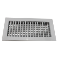 Grille d'aération de retour d'air carrée en aluminium pour plafond, pour système de ventilation HVAC
