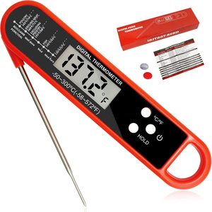 Thermomètre à viande numérique <span class=keywords><strong>professionnel</strong></span> à lecture instantanée pour <span class=keywords><strong>cuisson</strong></span> au gril thermomètre alimentaire à affichage rétro-éclairé avec sonde à rotation automatique - Product Image 1