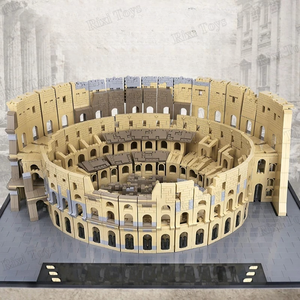 22002 Street View MOC-49020 Maqueta <span class=keywords><strong>de</strong></span> Construcción del Coliseo Romano, Juguete Creativo para Niños, Bloques <span class=keywords><strong>de</strong></span> Construcción <span class=keywords><strong>de</strong></span> <span class=keywords><strong>Arquitectura</strong></span> Mundial DIY - Product Image 3