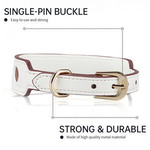 JANYO di lusso regolabile in vera pelle collari per cani e gatti di alta qualità - Product Image 2