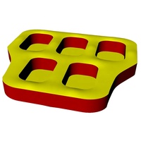 Bâche gonflable Durable en PVC, 3, 4, 5, Donut, Tube de bateau de Ski aquatique