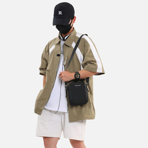 Wholesale Men's Shoulder <b>Bag</b> Oxford Crossbody <b>Bag</b> Waterproof Casual <b>Black</b> Messenger <b>Bag</b> for Work Travel - Product Image 6