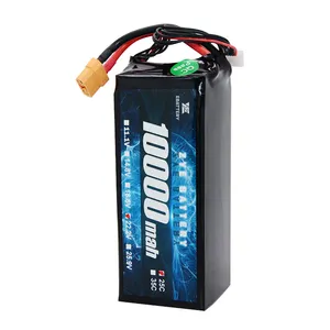 OEM ODM Lipo-Batterie 6200 mah 8000 mah 10000 mah 12000 mah kundendefinierte Lithium-Ionen-Batterie 3S 6S 12S für Drohne