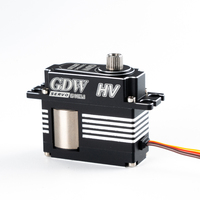 GDW DS590MG Boîtier de direction numérique à fréquence moyenne et étroite 500 Lock Tail Servo High Voltage HV Helicopter Swashplate Servo Motor