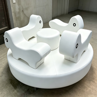 Manège Commercial Sensoriel Doux et Sûr pour Tout-Petits, Thème Animaux, Équipement d'Intérieur pour Centres Commerciaux, Garderies et Location de Fêtes
