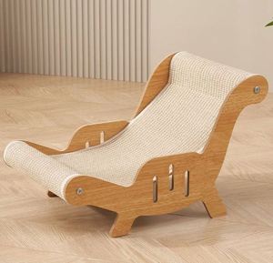 Muebles para Gatos Personalizados, Tabla Rascadora Multifuncional, Sofá de Descanso con Marco de Madera, Sillón Reclinable Dos en Uno, Árbol para Gatos - Product Image 6