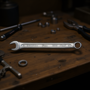 Ttake Combination Wrench 8mm DIN 3113A Italy Made <b>Open</b> <b>End</b> <b>Spanner</b> - Product Image 3
