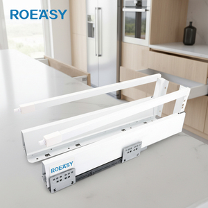 Glissières de tiroir à extension complète pour armoire de cuisine, rails de glissière pour tiroir de cuisine - Product Image 1