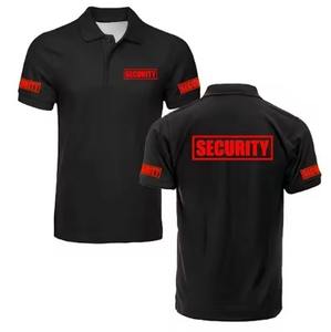 Polos clásicos de seguridad al por mayor, uniformes de <span class=keywords><strong>guardaespaldas</strong></span> de guardia de seguridad, ropa de trabajo, polos de golf para hombres al aire libre - Product Image 4