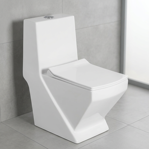 Mercado de Arabia Saudita, precio barato, materiales de porcelana, artículos sanitarios, modelo de cristal, inodoro de una pieza para hotel de 5 estrellas - Product Image 1