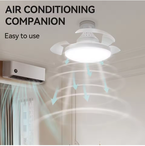 <span class=keywords><strong>Ventilador</strong></span> <span class=keywords><strong>de</strong></span> <span class=keywords><strong>Techo</strong></span> Moderno con Luz LED, Control Remoto, Portalámparas E27, 3 Aspas, Silencioso, Regulable, <span class=keywords><strong>para</strong></span> el Hogar - Product Image 6