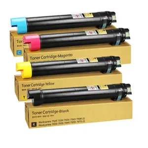 Garantido 100% de qualidade de impressão compatível cartucho de toner Xerox WC 7525 7535 7545 7556 7530 7830 7835 7845 7855 Copiadora toner