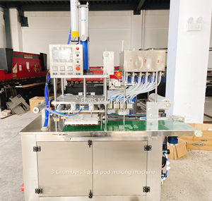 Machine d'emballage de détergent 3-en-1 pour capsules de lessive, gel liquide, perles de savon, sacs électriques automatiques PLC - Product Image 5