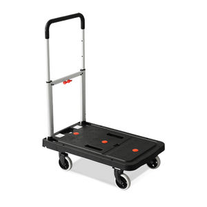 King <span class=keywords><strong>Global</strong></span> Super Silent Tragbarer Wagen Schwarz Pritschen wagen Lagerung für Haushalts supermarkt Allrad-Klapp design OEM - Product Image 2