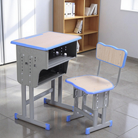 Bureaux d'école simple et double couche Table d'étude pour les élèves du primaire et du secondaire pour le tutorat et la formation Cram Vente en gros