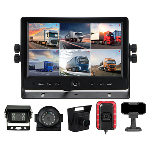 Sistema de Cámara de Visión Trasera para Automóvil AHD de 9 Pulgadas y 4-6 Canales con Soporte DVR - Monitor de 9 Pulgadas para Estacionamiento con Marcha Atrás, Expandible a Tarjeta SD de 512G - Product Image 1