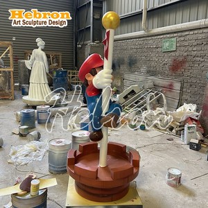 Figura de Resina Personalizada de <span class=keywords><strong>Mario</strong></span> <span class=keywords><strong>Bros</strong></span>, Escultura de Fibra de Vidrio para Exhibición en Tiendas - Product Image 5