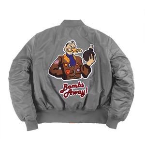 <span class=keywords><strong>Chaqueta</strong></span> de béisbol estilo <span class=keywords><strong>militar</strong></span> americano vintage, holgada, estilo hip-hop, para hombre y mujer - Product Image 1