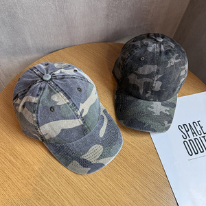 6 pannelli a tesa curva di alta qualità per personalizzare il Logo semplice cappello da papà in cotone con cappello da Baseball non strutturato lavato cappellini mimetici - Product Image 4