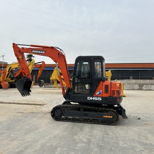 รถขุดขนาดเล็ก DONSAN DH55 รุ่นปี 2020 น้ำหนัก 5.5 ตัน พร้อมหัวหนีบ (Thumb Bucket) ขายส่งจากจีน - Product Image 1