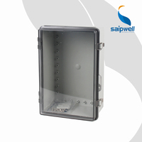 Saipwell Open Outdoor montaggio impermeabile IP66 ABS PC scatole elettroniche in plastica NEMA4X scatola di plastica con chiusura a serraggio