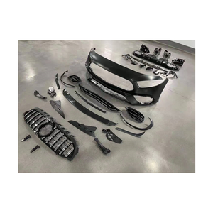 Accessoires Auto pour Mercedes-Benz Classe A W177, Conversion A45S <span class=keywords><strong>AMG</strong></span> (Année <span class=keywords><strong>2020</strong></span>), Incluant l'Ensemble Pare-Chocs Avant et Arrière avec Calandre - Product Image 1
