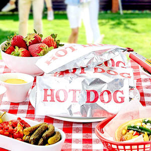 Sac à kebab uni Sacs à griller en aluminium Manches de hot-dog à vendre - Product Image 4