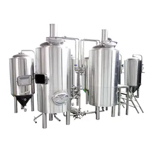 Mini máquina de elaboración de cerveza de 100l, equipo de cerveza de tamaño pequeño para el hogar, máquina de llenado de cerveza de botellas de vidrio, máquina para hacer botellas de plástico