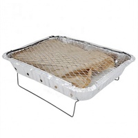 Gril instantané de BBQ de pique-nique de patio 1100G plateau jetable de gril de BBQ
