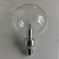 Ampoule G125 AC/DC85-265V 3W 5W Aluminium + Verre clair Ampoule Led Ambiance festive Lampe KH-G125